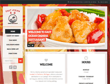 Tablet Screenshot of eastoceanchineserestaurant.com